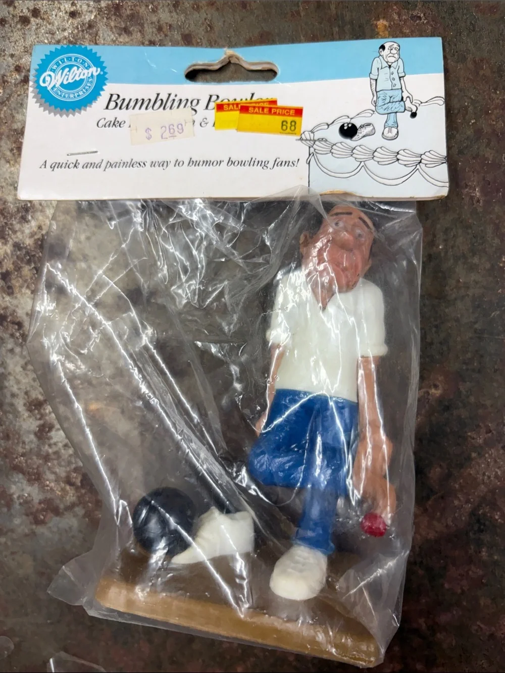 Wilton Bumbling Bowler Figurine (Sealed ‘91) & Pop Top Ball and Pins(Open-20 ct)